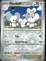 Maushold 074/091 Paldean Fates Reverse Holo Uncommon