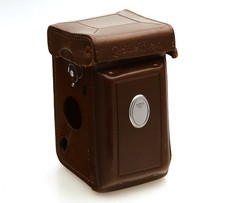 Original Rollei F&H Leder Bereitschaftstasche für eine Rolleiflex T