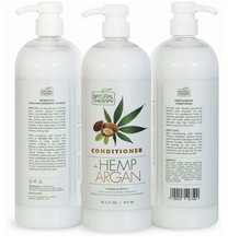 Natural Therapy HEMP+ARGAN CONDITIONER Nourishing Relaxing 30.6oz Enhance Hair 0.62 per fl oz