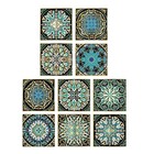  10 Pcs Tile Stickers for Kitchen Tiles Self Adhesive Wall Decals Home Decor