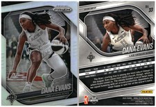 2025 Panini Prizm WNBA #33 Dana Evans Silver Prizms