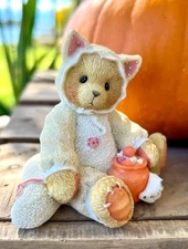 Cherished Teddies ~ Tabitha ~ "You're The Cat's Meow" ~ Halloween ~ 176257 ~ EUC