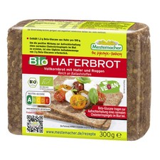 Mestemacher Pain D'Avoine Bio Pain Complet Avec Avoine Et Seigle 300G