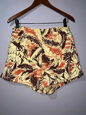 VINTAGE 1950's MENS SANFORIZED SWIM BATHING SUIT AMAZING PRINT 2.5" inseam