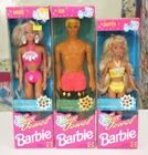 VTG Set 1993 Mattel Sun Jewel BARBIE #10953 Ken #10954 SKIPPER #10955 *NEW
