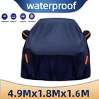 Large Full Car Cover Waterproof Rain Snow Dust Resistant Outdoor UV Ujvzwwfjuytj