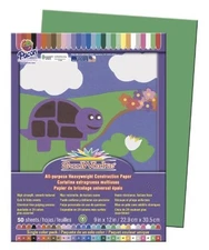Pacon Sunworks Construction Paper - 9" X 12" - Holiday Green (8003_40)