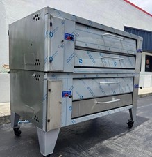 Commercial Bakers Pride Y600 Double Deck Pizza Oven –– Refurbished