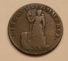 1794 TALBOT, ALLUM & LEE One Cent Colonial Coin