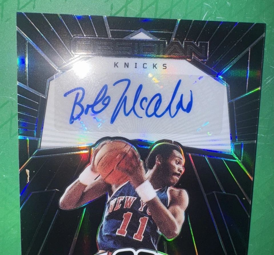 2022-23 Obsidian Bob McAdoo Volcanic Signatures Auto 25/99 Knicks - Image 2 of 4