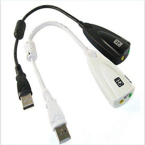 USB External Sound Card Virtual 7.1 Surround Mic Audio Adapter Cable Adaptor - Zdjęcie 2 z 9