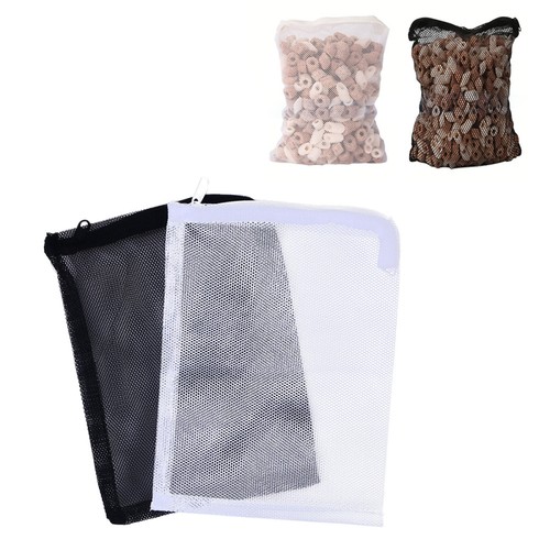 10pcs 15x20CM Zipper Nylon Mesh Filter Media Bag for Aquarium Garden Pond - Picture 8 of 11