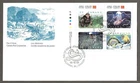 Canada first day cover upper left plate block 1292a Folklore [436