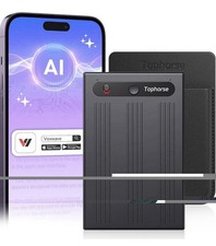 Tophorse NOTE-1 AI Voice Recorder 64GB Digital Recorder AI Transcription Black