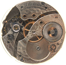 1918 WALTHAM POCKET WATCH MOVEMENT 21945313 GRADE: 220 12s 15j RX2