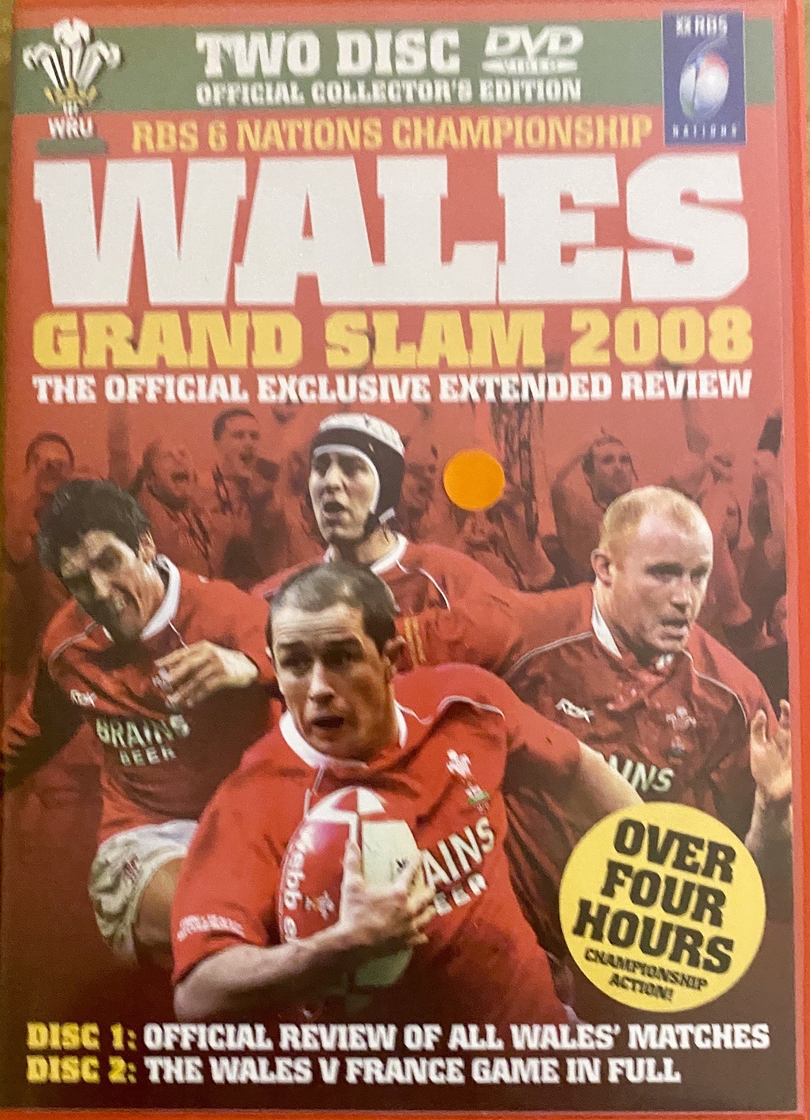 Wales Grand Slam 2008 2x DVD Official Collector’s Edition 6 Nations