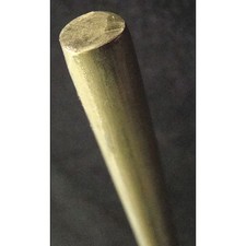 Zoro Select 1161 Rod Stock, Brass,  3/32 In. X 3 Ft., Pk5,  1161