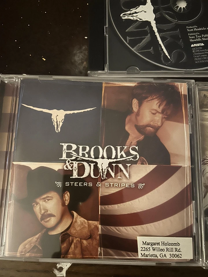 Brooks & Dunn CD Lot 3 If You See Her, Steers & Stripes + Promo Single Country Foto 3 de 4