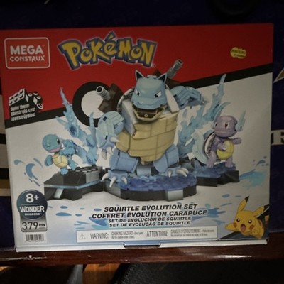 MEGA Construx Pokémon Squirtle Evolution Set 379 Pieces FREE SHIPPING 