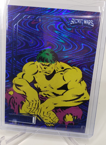 2024 Marvel Allegiance Secret Wars #35 Hulk BLUE SWIRL #1 of 10 ALPHA! Rare! - Picture 5 of 5