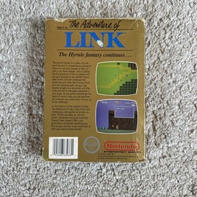 Zelda 2 The Adventure of Link NES CIB Caja Completa Manual Juego Nintendo 