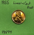 1955 Lincoln Wheat Cent / Penny 1c Gem Proof See Pictures