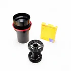 Unclipped flat film spool for Paterson cans developing spool (4x5/6 sheets)