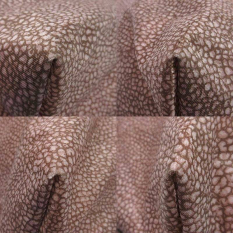 BORBONESE REDWALL Handbag Quail Pattern with Pouc… - image 7