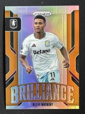 Ollie Watkins 2024-25 Panini Prizm Premier League Brilliance Orange /25 #22