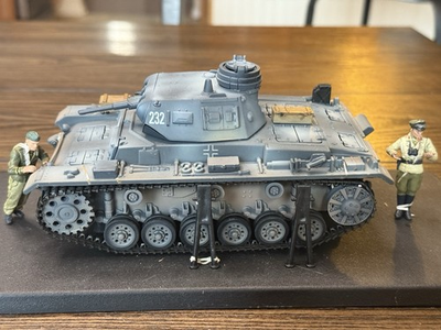 #ad Motorworks Ultimate Soldier 1 32 WWII German Panzer III Tank Box Damage $49.99