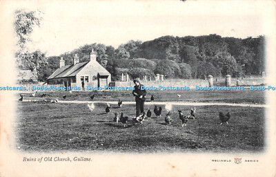 R398919 Gullane Ruinen der alten Kirche W R und S zuverlässige Serie