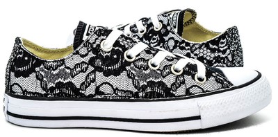 converse pizzo nere
