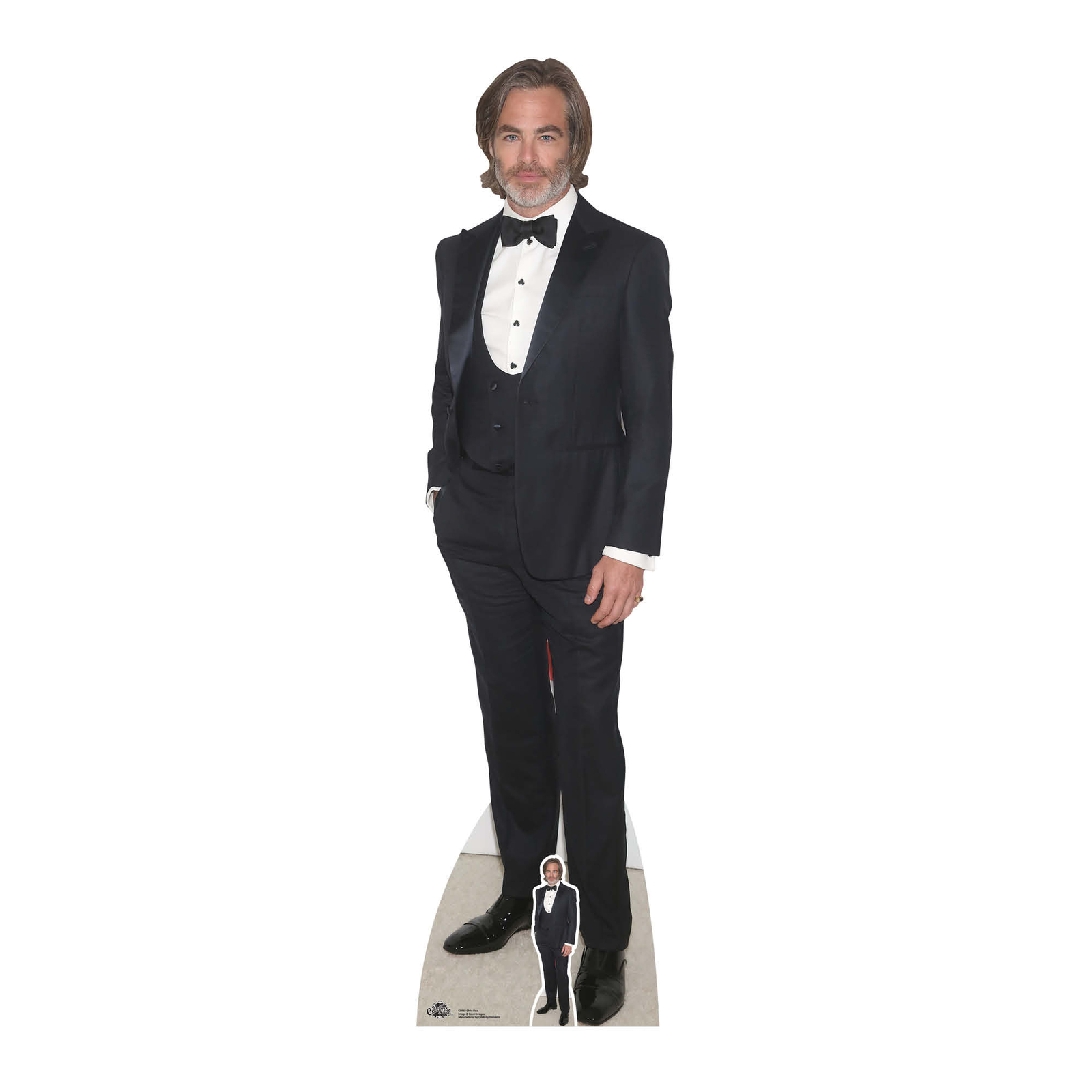 Chris Pine Lifesize Cardboard Cutout / Standee with FREE Mini