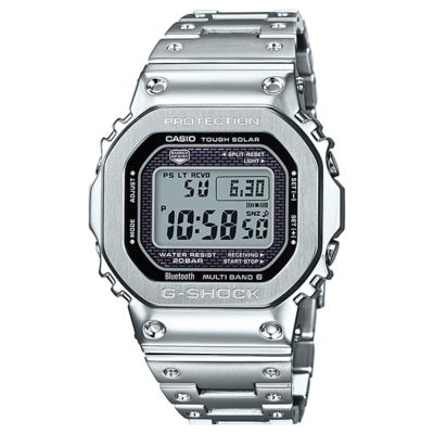 CASIO G-SHOCK GMW-B5000D-1JF Full Metal Silver Bluetooth Radio CASIO G-SHOCK GMW-B5000D-1JF Full Metal Silver Bluetooth Radio