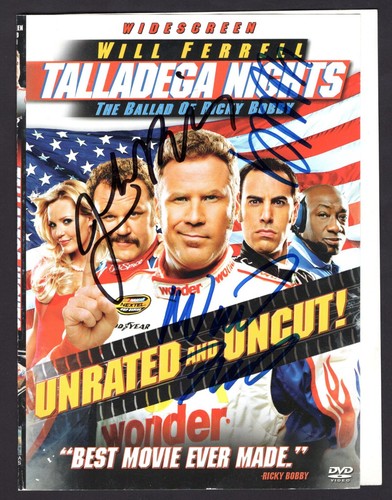 Will Ferrell John C. Reilly Hand Signed Autograph DVD Cover (No DVD)