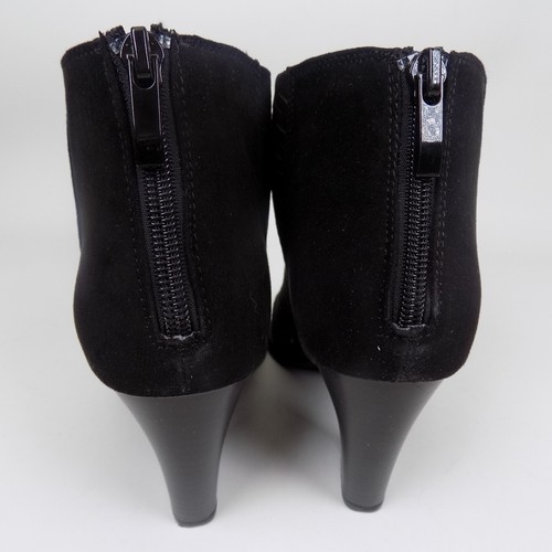NEW! CL by Laundry Reagan Open Toe Women's Ankle Heels Booties Size 8.5 M Black - Picture 9 of 11