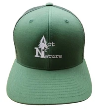 Outdoor Gear Act of Nature Hat Cap Snapback Gray Embroidered Adjustable Yupoong 