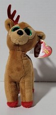 Ty Beanie Babies TINSEL Reindeer Birthday December 27