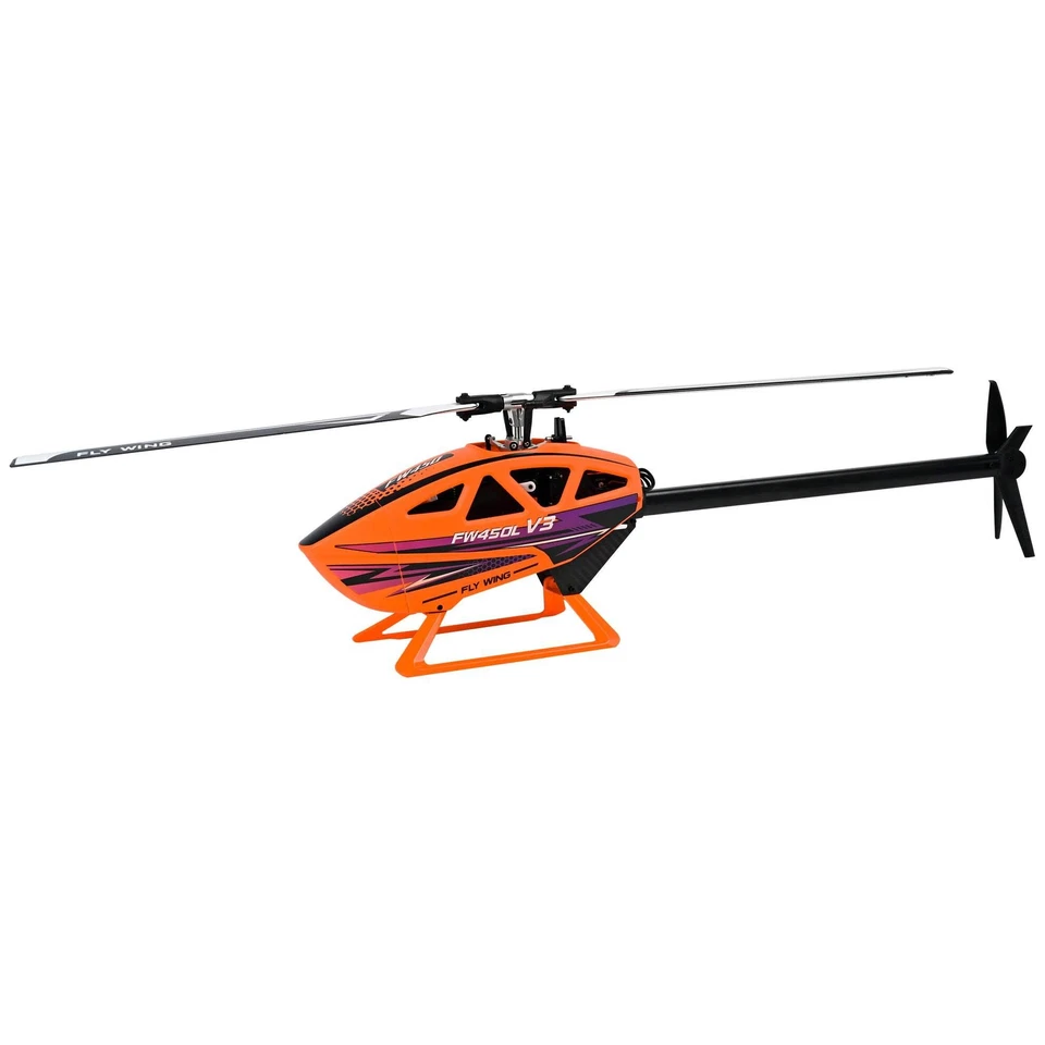 FlyWing FW450L V3 GPS Helicopter w/ ACE Flight Controller RTF (Orange) - Image 2 of 4