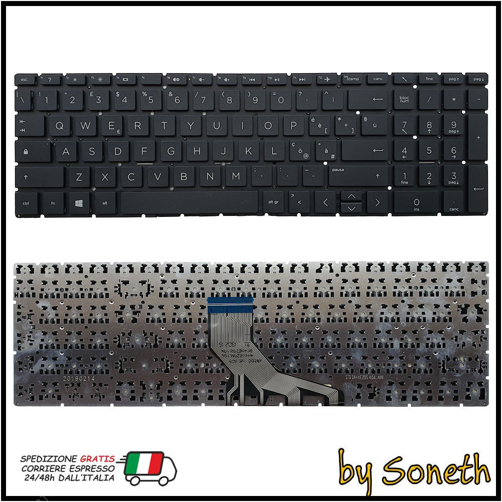 Tastiera Italiana Per Notebook HP Pavilion - Compatibile Con 15-206SL, 15-G, 15-R, 250 G3, 255 G3 E Altri Modelli - Foto 3