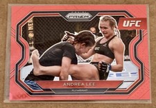 Andrea Lee 2021 Prizm UFC MMA Red Parallel /275 #172 Debut Prizm