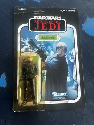 KENNER 1983 STAR WARS JEDI KNIGHT LUKE SKYWALKER mint on card