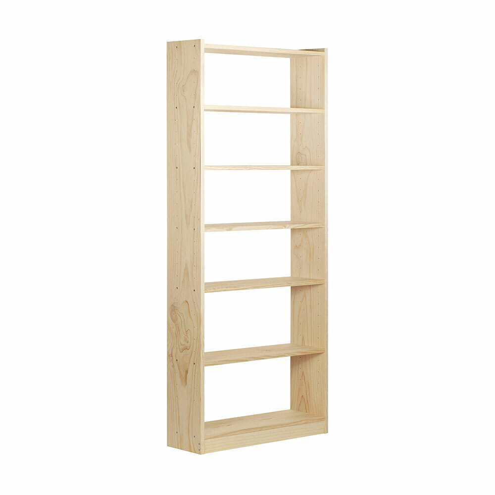 LIBRERIA GALA 7 BALDAS DE 80CM PINO MACIZO ASTIGARRAGA