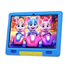 AEEZO Kids Tablet 10 inch Android 13 Tablets 2+32GB with Shockproof WIFI Blue