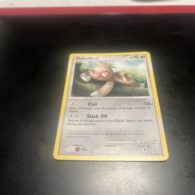 2009 Slakoth 95/127 Common | Platinum | Pokemon Trading Card TCG ...