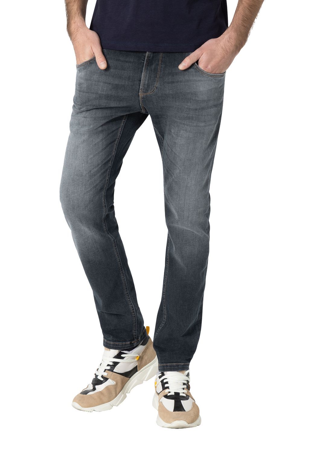 TIMEZONE Herren Jeans SLIM SCOTTTZ - Slim Fit - Grau - Navy Grey Wash W29-W38 22590₽