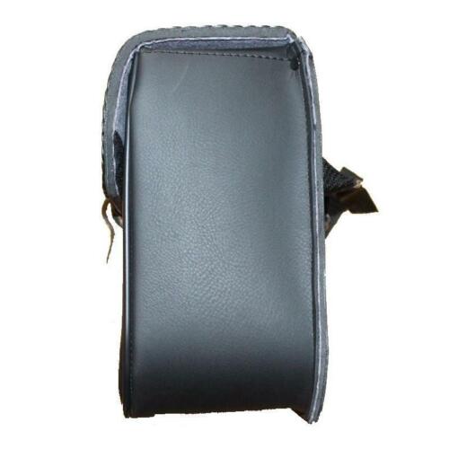 MOTORCYCLE WATERPROOF HARD 10" SISSY T BAR BAG Q-RELEASE FOR HARLEY HONDA - UV87 - Picture 2 of 5