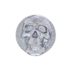 New Chrome Skull Universal 3d Dash Control Knob Hot Rod Rat Rod