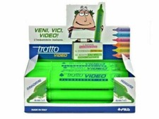 FILA Evidenziatore TRATTO VIDEO VERDE Espositore 12 pezzi