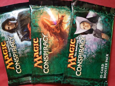 MTG Magic The Gathering CONSPIRACY New Sealed Booster ALL 3 DIFFERENT PACK  ART | eBay